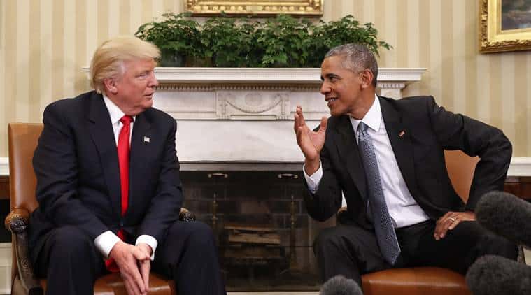 President Barack Obama meets with President-elect Donald Trump in the Oval Office of the White House in Washington, Thursday, Nov. 10, 2016. (AP Photo/Pablo Martinez Monsivais)