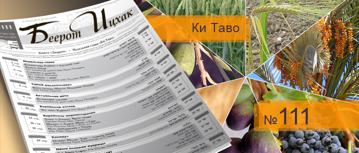 Недельная глава Ки Таво