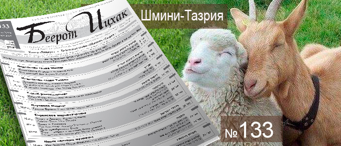 Недельные главы Шмини — Тазриа