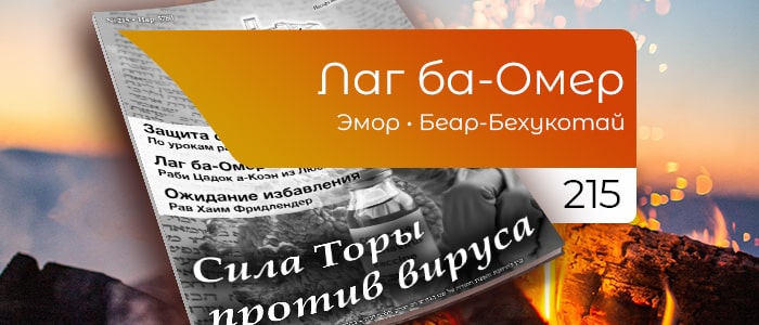 Сила Торы против вируса