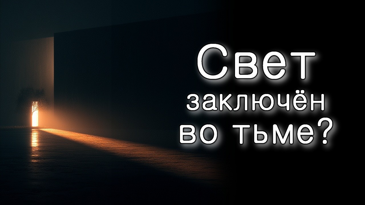 Свет заключён во тьме?