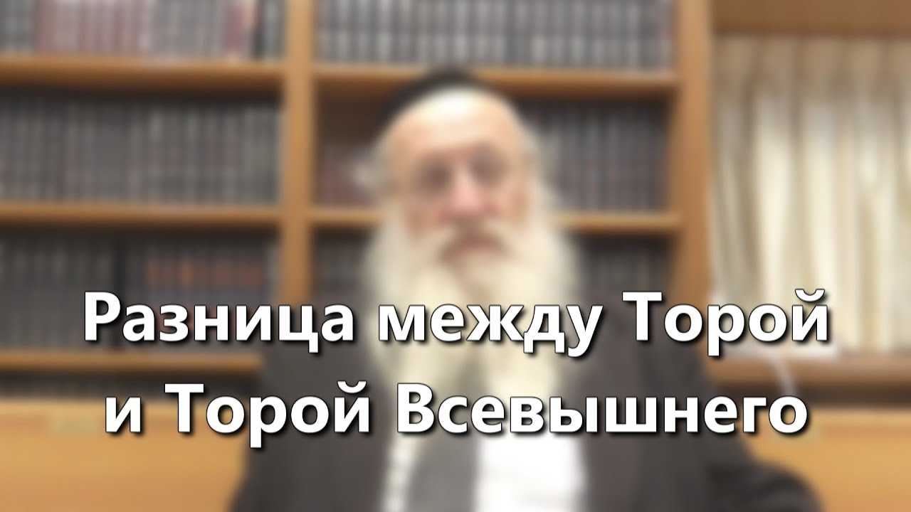 Разница между Торой и Торой Всевышнего