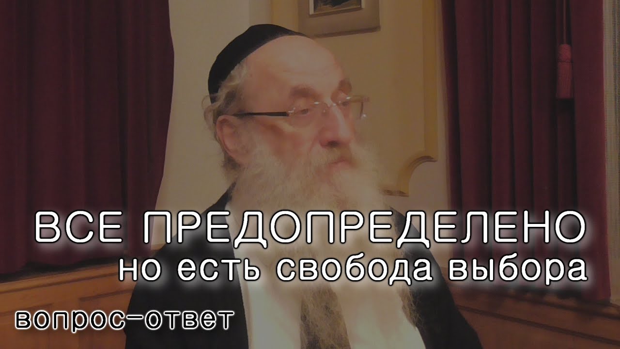 Все предопределено, но есть свобода выбора